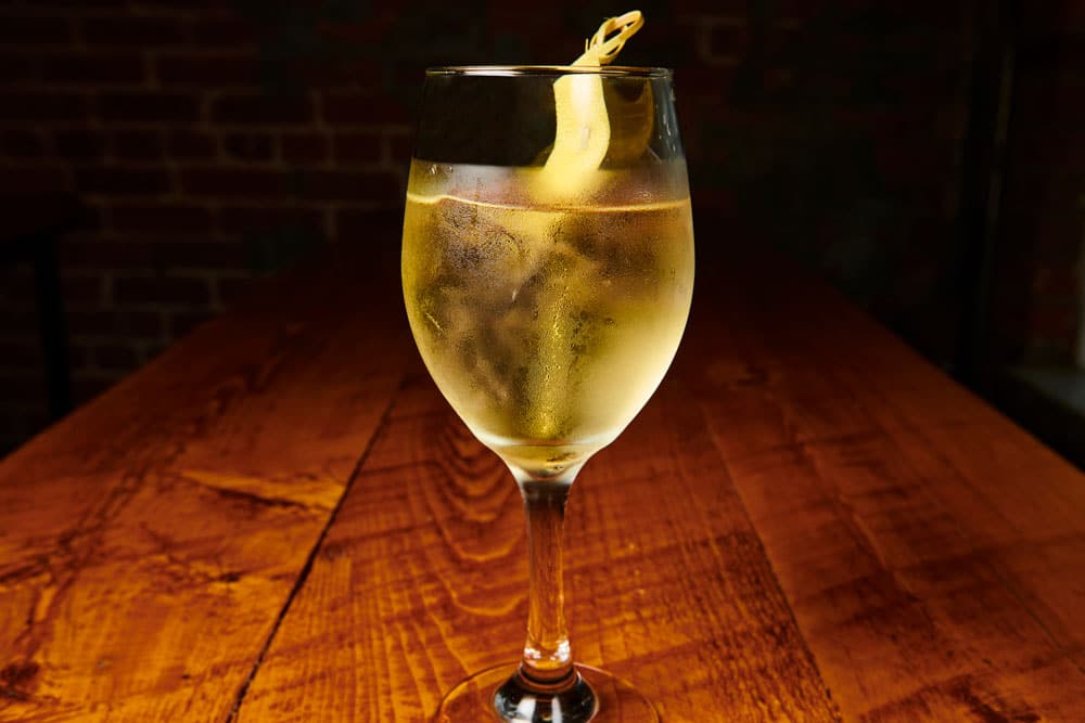 White Wine Spritzer Monk McGinn's NYC Cocktails